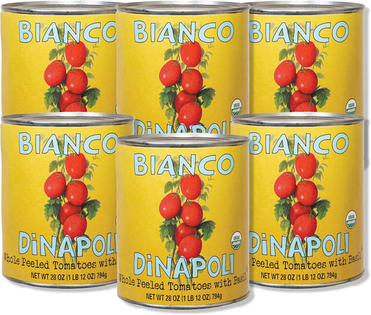 Bianco DiNapoli Whole Peeled Organic Tomatoes - Case of 6 (796mL)