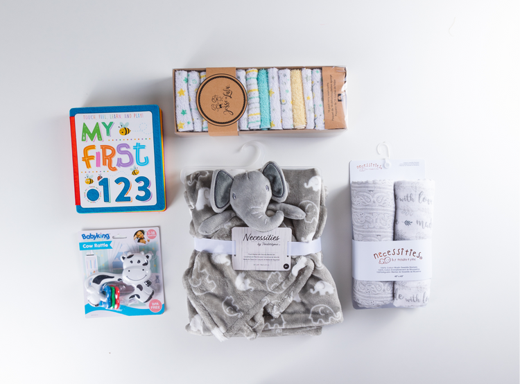 Welcome Gender Neutral Baby Basket