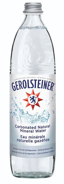 Gerolsteiner Carbonated Natural Mineral Water - Germany