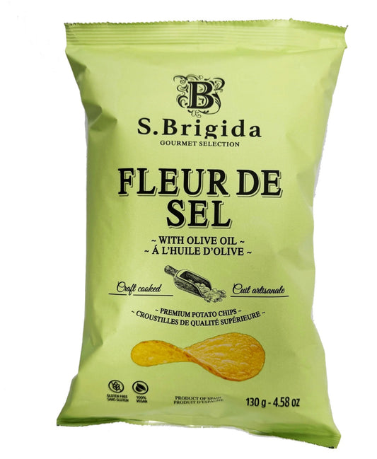 Brigida Fleur de Sel with Olive Oil Chips 134g