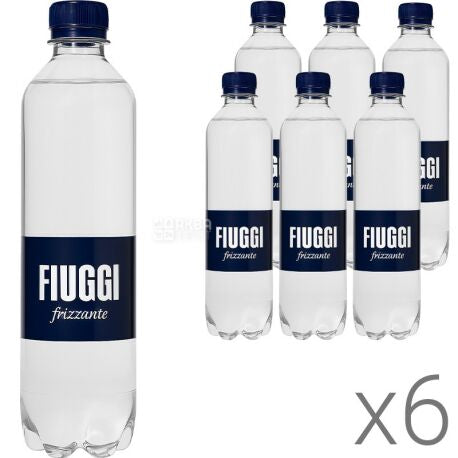 FIUGGI - SPARKLING MINERAL WATER 6x500 ML