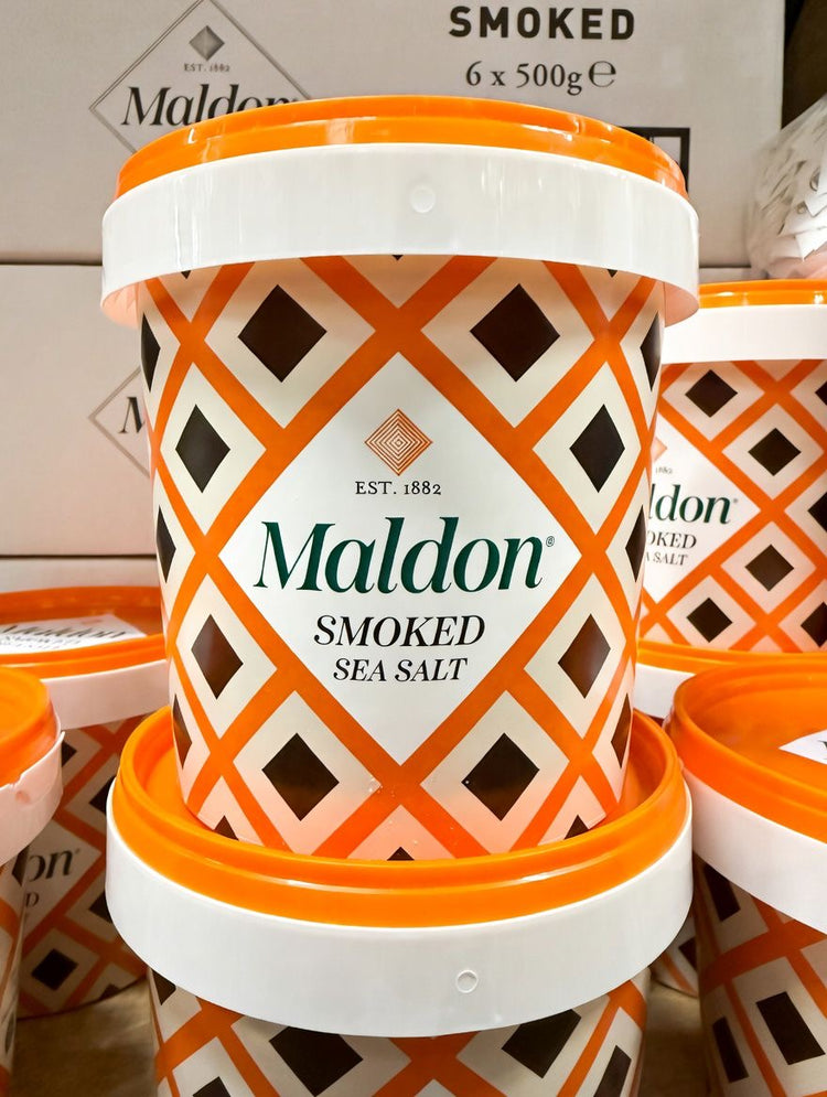 Maldon Sea Smoked Salt Organic Flakes Pail (500g)