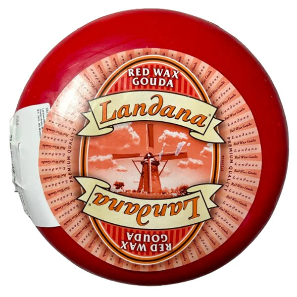 Red Wax Gouda Wheel (approx. 4Kg) (Holland)