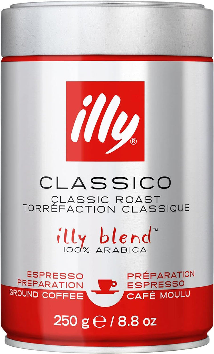 Illy Classic Roast Ground Coffee (250g)