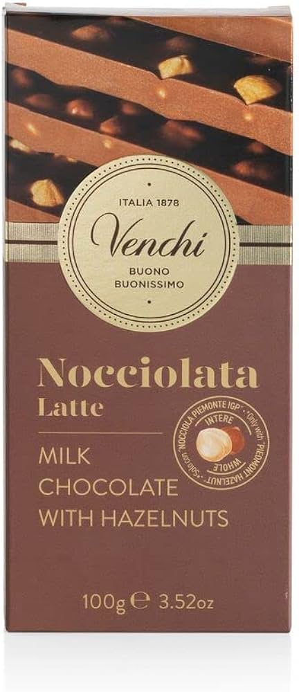 Venchi Nocciolata Chocolate Bar - 100gr Igp