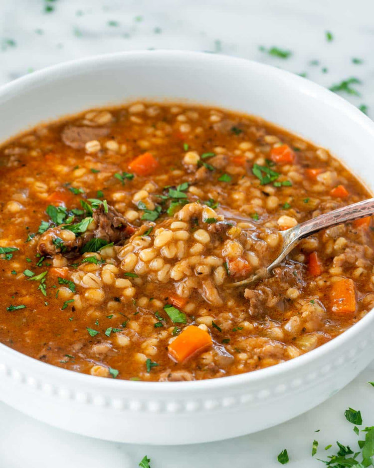 Beef Barley Soup - Frozen