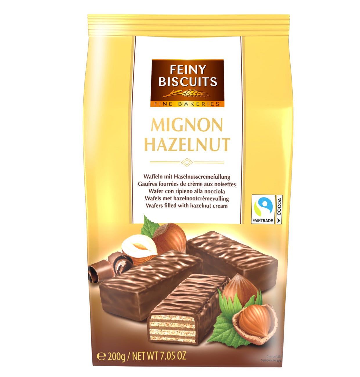 German Hazelnut Wafer Cookies