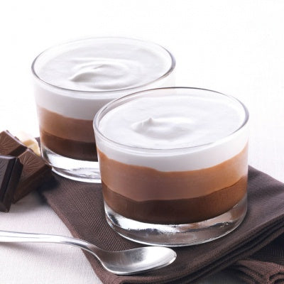 Coppa Three Chocolates Glass