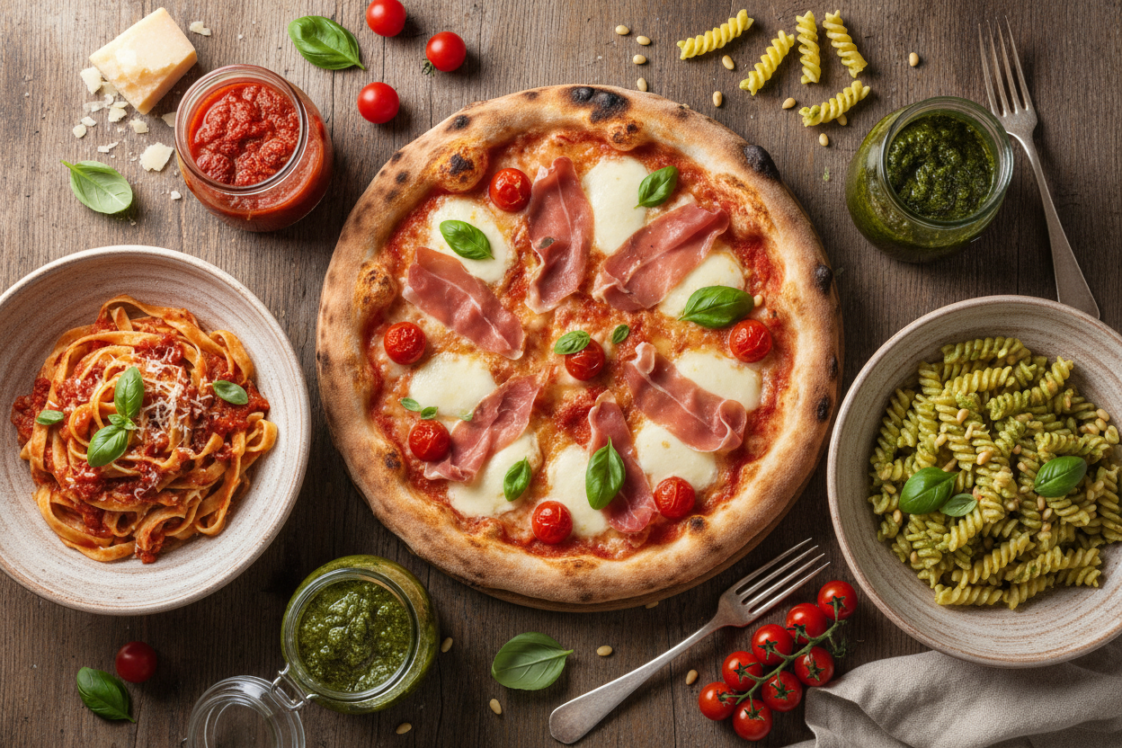Pizza, Pasta & Sauces