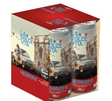 Negroni Italian Non Alcoholic - 4 pack
