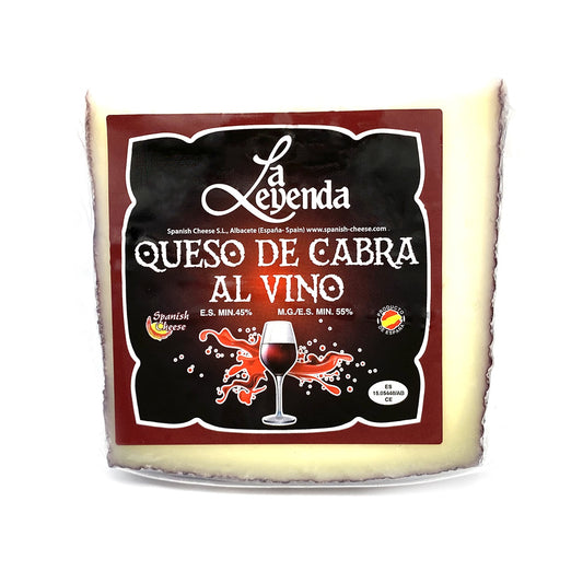 Red wine Goat Cheese (Queso de cabra Al vino)