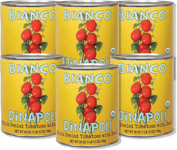 Bianco DiNapoli Whole Peeled Organic Tomatoes - Case of 6 (796mL)