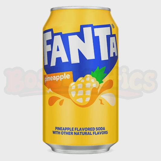 Fanta Pineapple Flavored Canned Soda (355 mL)