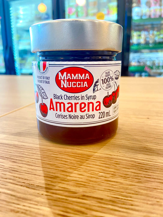Amarena Black Cherries in Syrup (220ml)