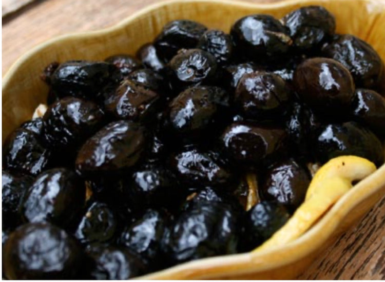 Italian Black Oven Roasted Olives Bulk