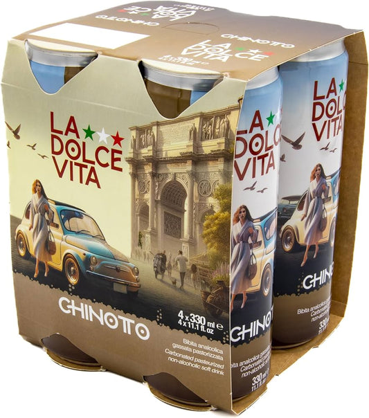 Chinotto Italian Non Alcoholic - 4 pack