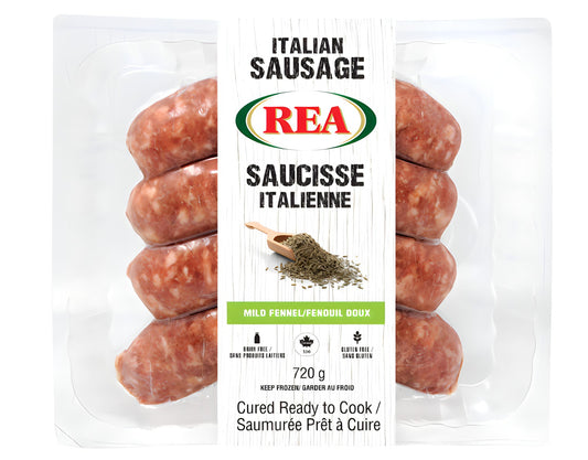 Mild Fennel Italian Sausages