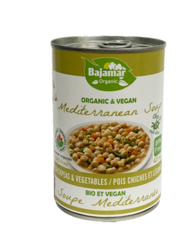 Organic Chickpeas & Veggies Soup in can
