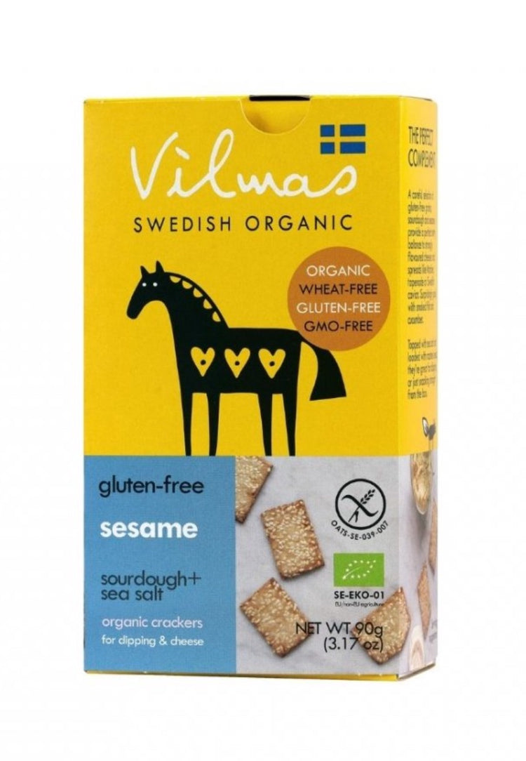Vilmas Gluten Free Crackers - Sesame