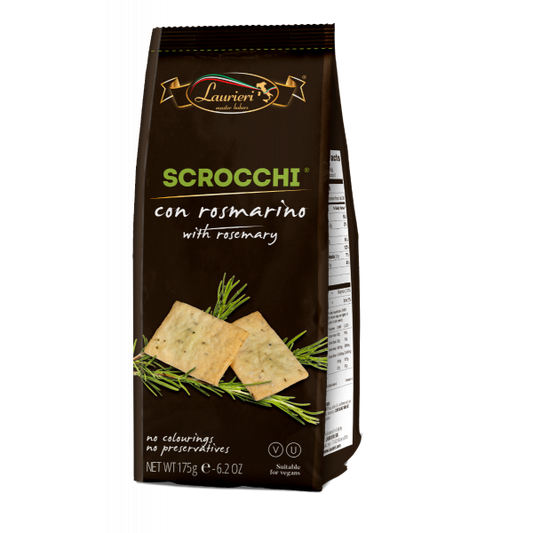Scrocchi Crackers with Rosemary