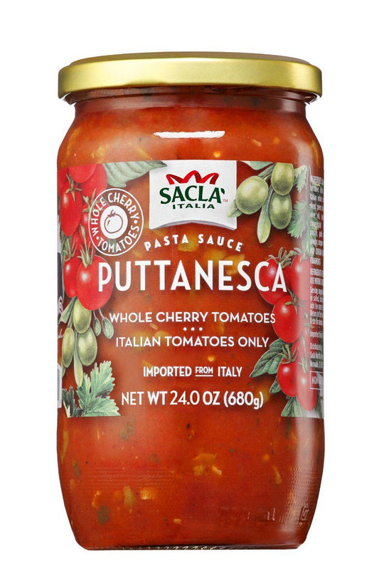 Italian Puttanesca Sauce with Cherry Tomato - 655ml