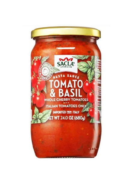Italian Tomato Basil Sauce with Cherry Tomatoes - 655ml