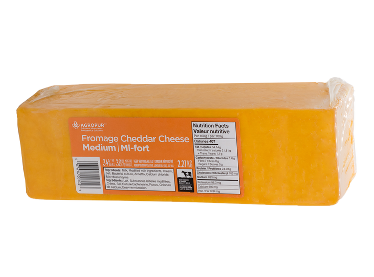Medium Cheddar Cheese (Block)