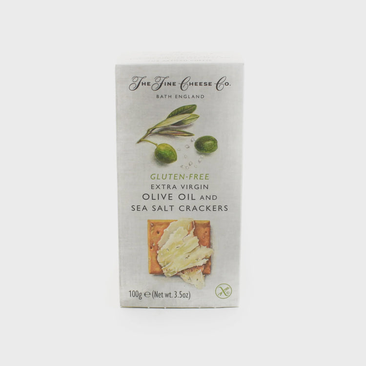 Gluten-Free Extra Virgin Olive Oil & Sea Salt Crackers (100 gms)